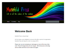 Tablet Screenshot of manifoldpress.co.uk